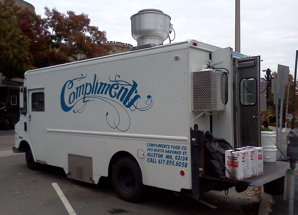 freundlicher Imbisswagen